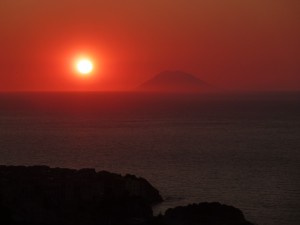 sunset from balcony