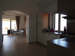 kitchen to outside